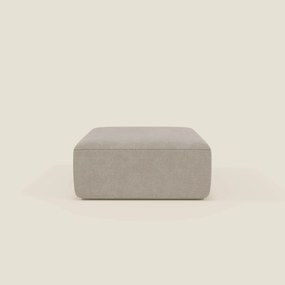 BonBon pouf divano modulare in 2 dimensioni in tessuto smacchiabile T23 panna