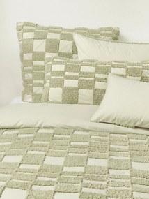 Copripiumino in cotone percalle con decoro trapuntato Scout