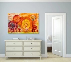 Stampa su tela – Alberi nei colori dell'autunno