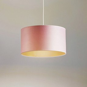 Duolla Lampada a sospensione Golden Roller Ø 40 cm rosa chiaro/oro