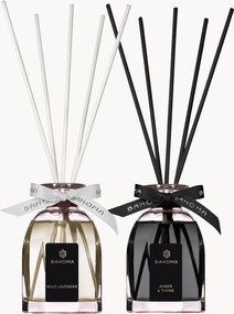 Set di 2 diffusori ottagonali in confezione regalo (Wild Lavender, Amber & Thyme)