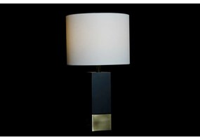 Lampada da tavolo DKD Home Decor Nero Dorato Metallo Bianco 220 V 36 x 36 x 60 cm 50 W