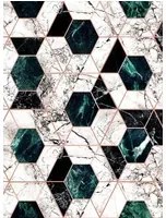Mindthegap Carta da parati Hexa - Jade