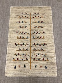 Gashguli Tappeto 130x90 Beige (Iran) Annodato A Mano