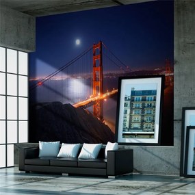Fotomurale Il Golden Gate di notte