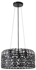 Rabalux 2158 - Lampadario ALESSANDRA 3xE27/60W/230V nero