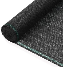Schermo Di Recinzione Per Campo Da Tennis İn Hdpe 1x50 M Nera /
