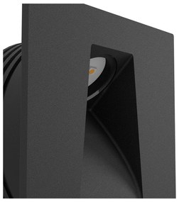 Lampada da parete LED nera MECINOS – EGLO