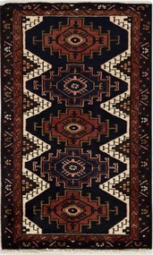 Shiraz Tappeto 130 x 80 (Iran) Annodato A Mano