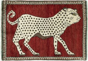 Gabbeh Tappeto persiano 70 x 100 Rosso (Iran) Annodato A Mano