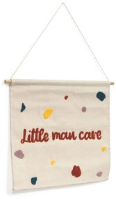 Kave Home - Decorazione da parete Nerta 100% cotone little man cave multicolore 35 x 45 cm