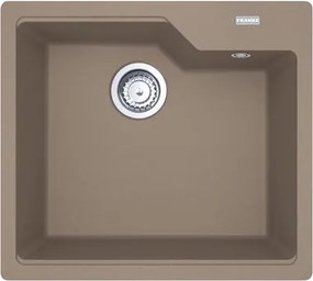 Lavello integrato 1 vasca in fragranite marrone FRANKE Urban L 50 x L 56 cm