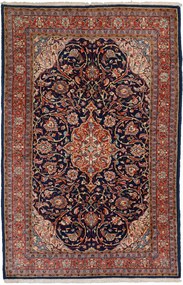 Sarouk Tappeto persiano 140x210 Blu (Iran) Annodato A Mano