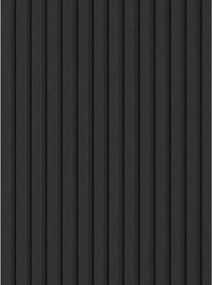 Mexen Lam-B pannelli a lamelle 275 x 31,5 cm, pannello HDF 4 mm, Lino Nero - S100-275317-2812-069