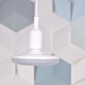 LED Lampada a sospensione KIKI 1xE27/10W/230V bianco