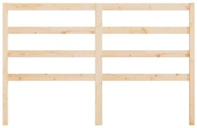 Testiera letto 166x4x100 cm in legno massello di pino