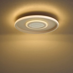 Plafoniera moderna bianca con LED integrato e interruttore a 3 vie - Frini
