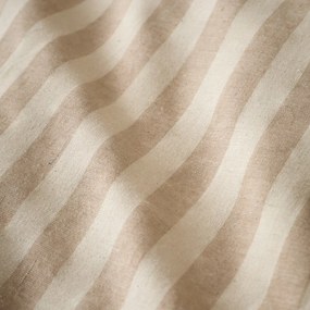 Set copripiumino e federa arancione per letto matrimoniale 3 pezzi 200x200 cm Cotton Rich Woven Stripe – Pineapple Elephant