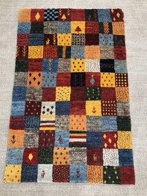Gabbeh Tappeto 80 x 120 (Iran) Annodato A Mano
