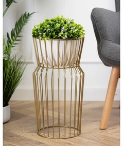 Portafiori 50x26 cm oro