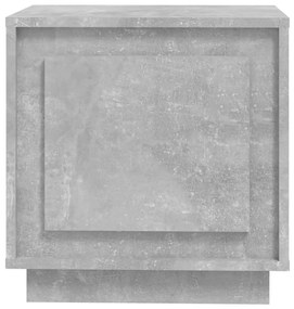 Comodini 2 pz Grigio Cemento 44x35x45 cm in Legno Multistrato