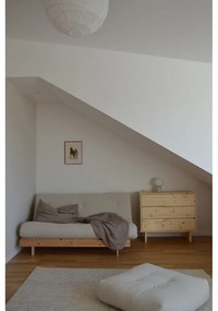 Divano letto in colore naturale 160 cm Roots - Karup Design