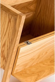 Mobile da vino in legno di quercia in colore naturale 59x60 cm NewEst - Woodman