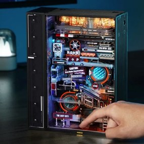 RoboTime - 3D meccanico puzzle a binario di marmo La città del passato