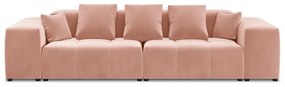 Divano in velluto rosa 320 cm Rome Velvet - Cosmopolitan Design
