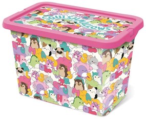 Contenitore di plastica per bambini 29x19x18 cm Stor - SQUISHMALLOWS