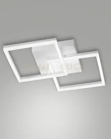 Bard applique bianca 2 luci a led 3000k - 39w - 3880 lm dimmerabile...
