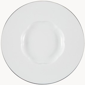 Set di 6 piatti fondi in porcellana Sonetto