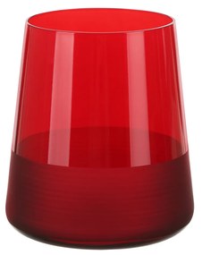 Bicchiere acqua 420 ml vetro rosso Blaze