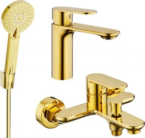 Mexen Milo R40 set da bagno, dorato - 71303R40-50