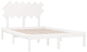 Giroletto Bianco 135x190 cm Double in legno Massello