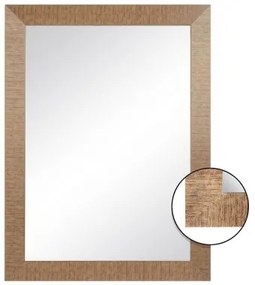 Specchio da parete 64 x 1,5 x 86 cm Dorato DMF
