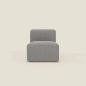 BonBon modulo centrale 70 cm – Poltrona o elemento componibile in tessuto smacchiabile T23 grigio
