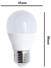 Lampada LED E27 85W - G45 Colore Bianco Caldo 3.000K