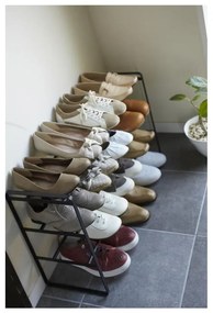 Scaffale nero regolabile a 3 livelli Maebashi - YAMAZAKI