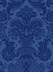 Damask Tapete Petrouchka von Cole & Son - Indigo Blue