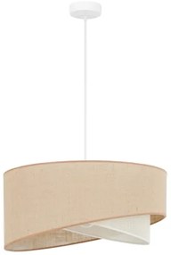 Brilagi - Lampadario LED a sospensione con filo LYRA 1xE27/15W/230V beige/color crema