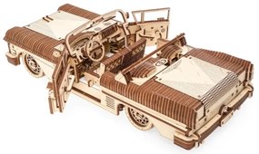 Ugears - 3D puzzle meccanico in legno Cabriolet