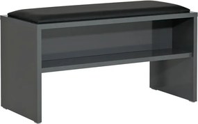 Pensile bagno Solitaire nero in truciolare PELIPAL P 22 x L 30 x H 70 cm