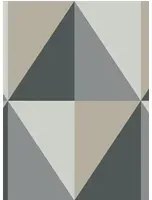 Tapete Apex Grand von Cole & Son - Grey & Black