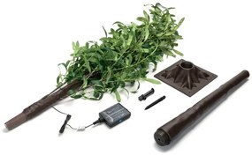 Aigostar - Decorazione solare a LED 285xLED/3,8m IP65 bianco caldo oliva