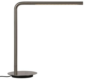 Lampada da tavolo LED argentata in metallo con intensità regolabile (altezza totale 46 cm) Omni Table – UMAGE