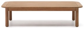 Kave Home - Tavolino 100% da esterno Sacova in legno massello di eucalipto 140 x 89 cm