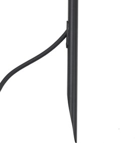 Faretto nero 80cm incl. LED orientabile IP65 incl. cavo e spina - Carl