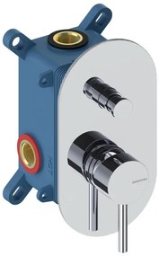 Rubinetto per doccia ad incasso monocomando LOOP cromo lucido SANYCCES