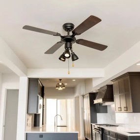 ZEVENTI - Ventilatore da soffitto ZURRIOLA 3xGU10/50W/230V